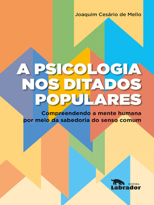 cover image of A psicologia nos ditados populares